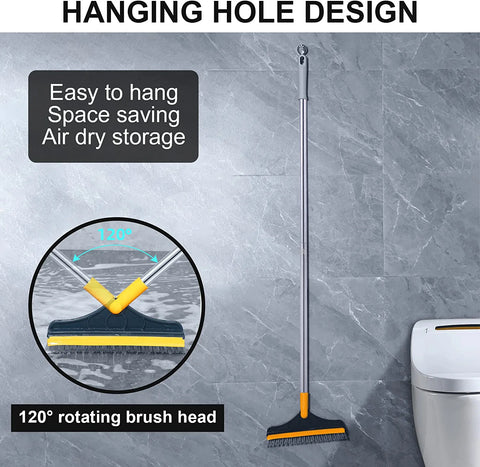 LuxiClean Double-Action Floor Scrub Brush | Effortless cleaning and sweeping for a sparkling finish