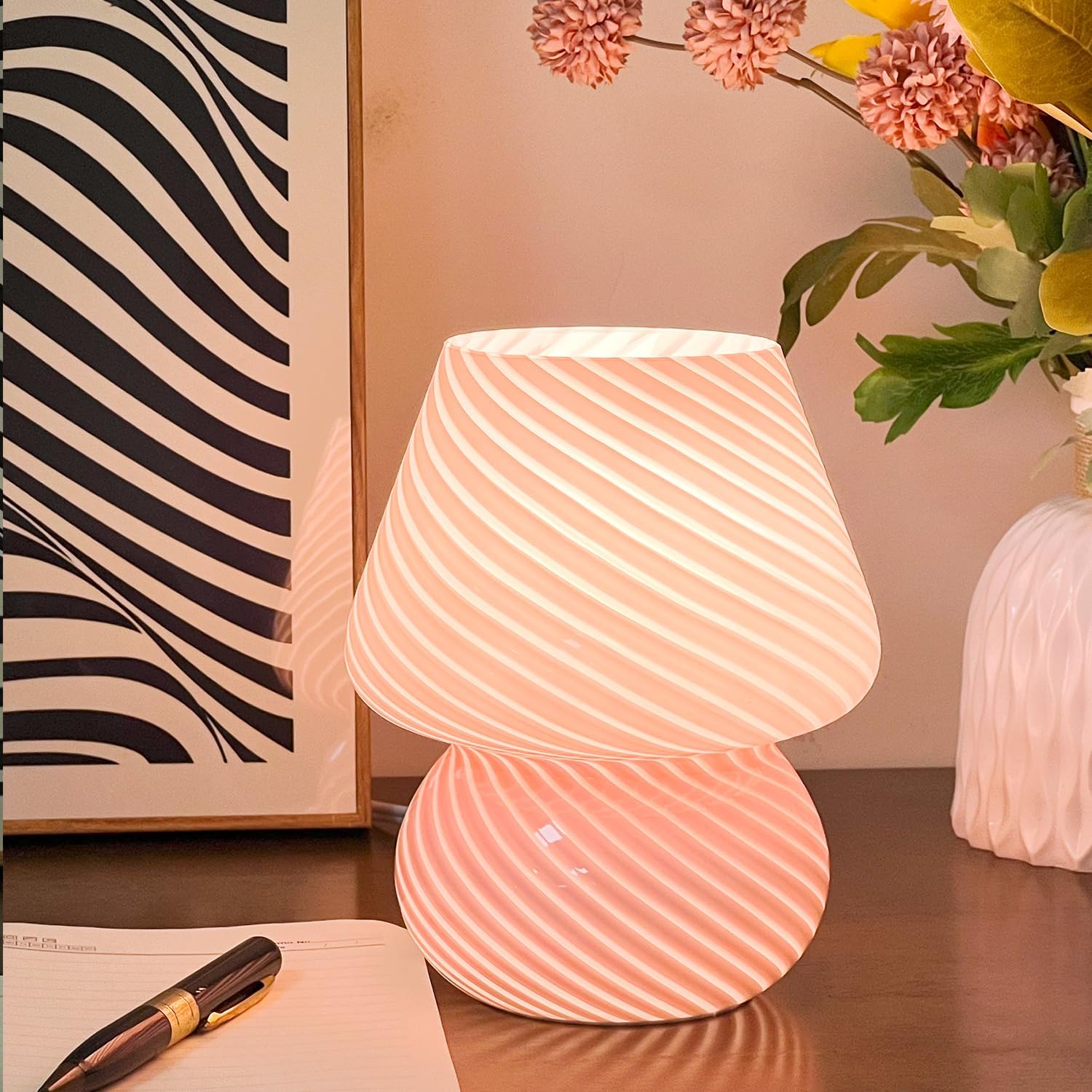 Verra Hand-Blown Glass Lamp