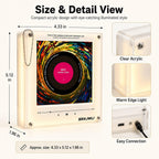 Magnetic Jukebox Fridge Music Magnet Player Record for Refrigerator Magnets Mini Vinyl Box