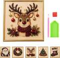 DIY Christmas Pearl Art Kit with Frame for Adults & Beginners