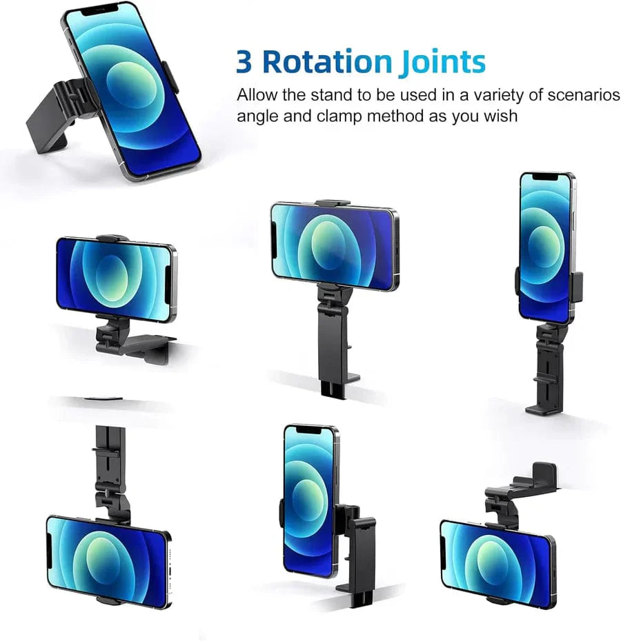 Comfortable Phone Holder for Handsfree Viewing - Portable Phone Stand Compatible with All Phone Sizes