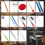 Professional 16-Piece Piano Tuning Kit with Storage Case – Arvena