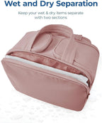 4-in-1 Puffy Toiletry Bag for Women – Large Travel Makeup & Skincare Organiser