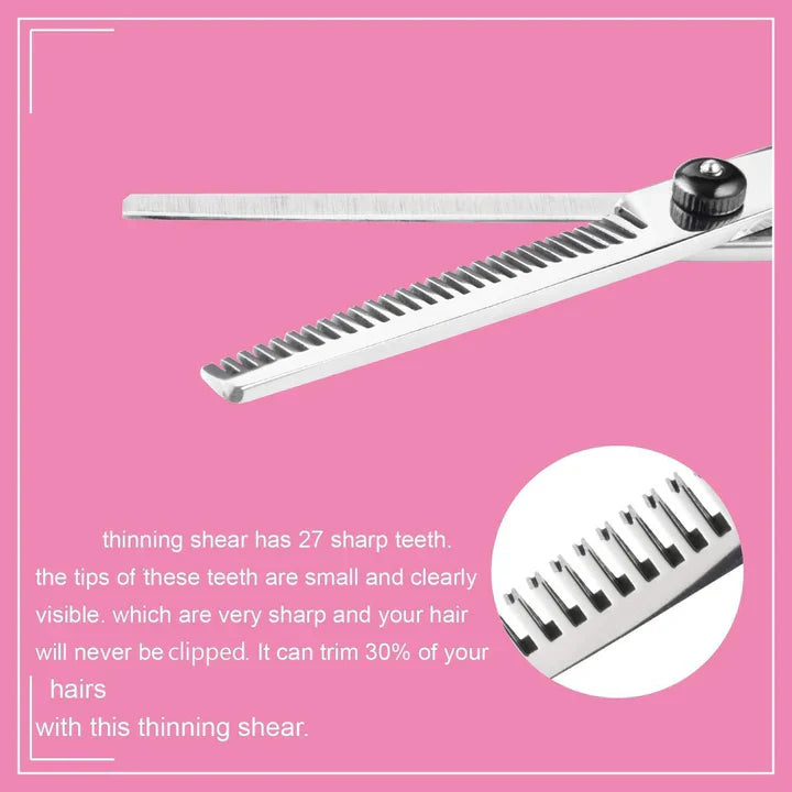 Professional Hair Care Set | Cutting and Thinning Scissors for Precision Hairstyles