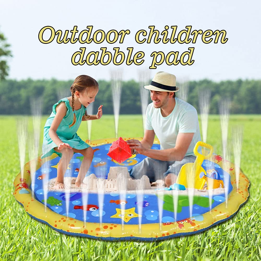 Water play mat for children – Splash mat for garden & summer fun