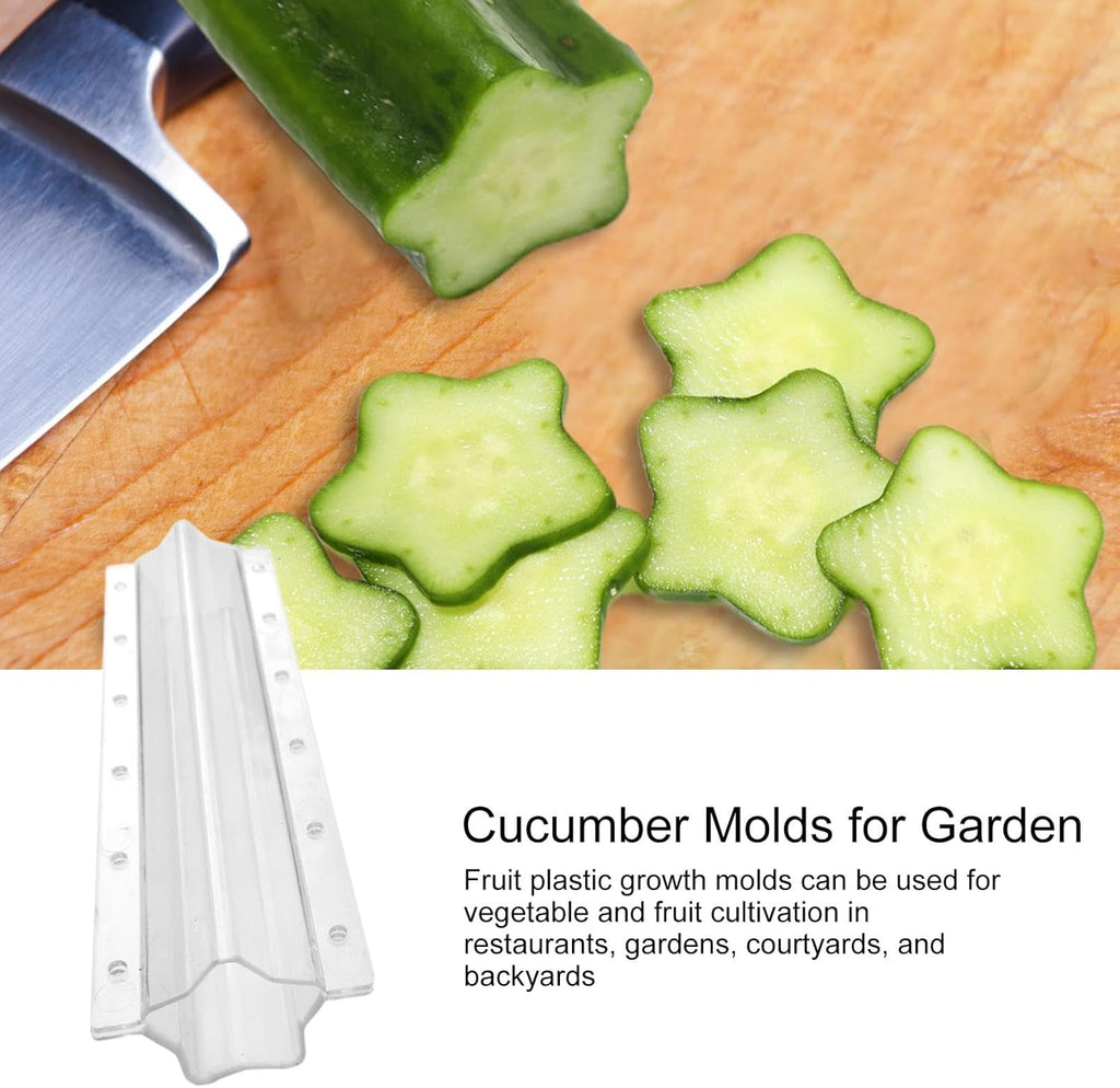 Star shape vegetable mold for cucumbers – Creative mold rail for fruits and vegetables