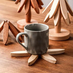 Wooden Tree Coaster Set