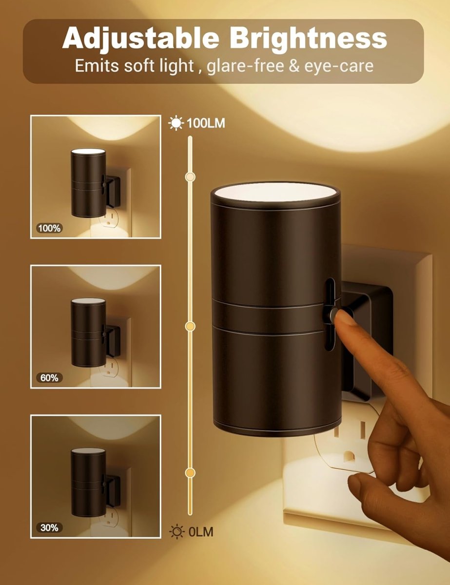 Night light - Dimmable LED bulb - Adjustable brightness - Ideal for bedrooms and corridors