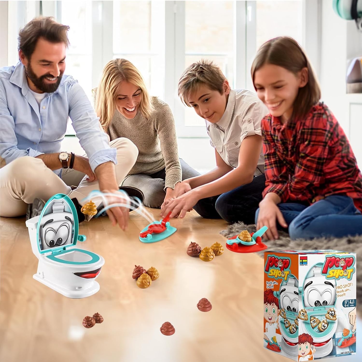 Funny Poop Tossing Game