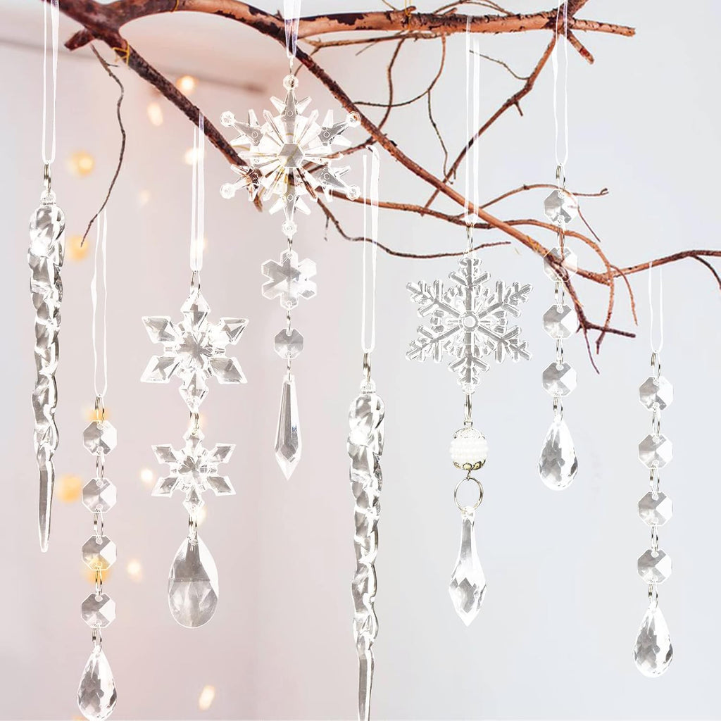 Crystal Christmas Ornaments Set - ShineBright