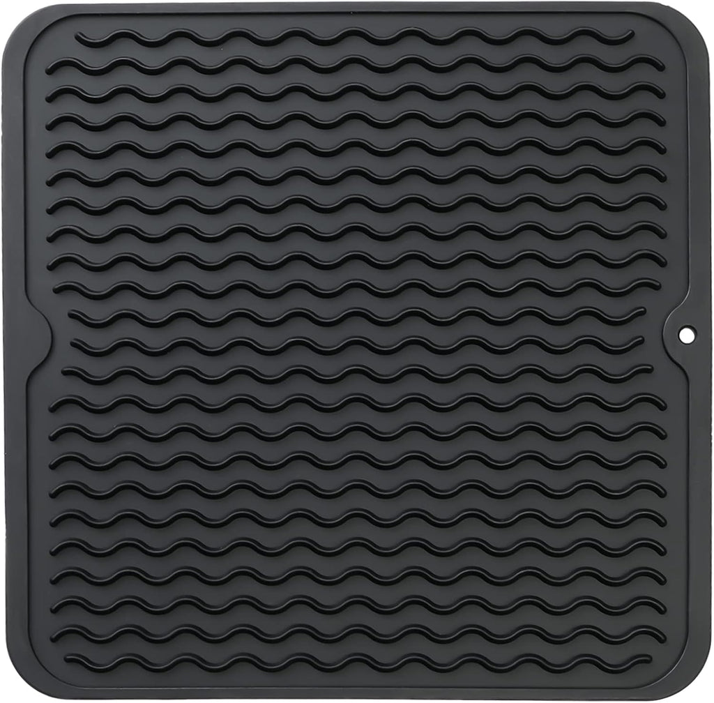 KÜCHENWELLA Silicone Kitchen Mat | Heat Resistant & Non-Slip | Dish Mat, Refrigerator & Drawer Liner | BPA-Free & Easy to Clean