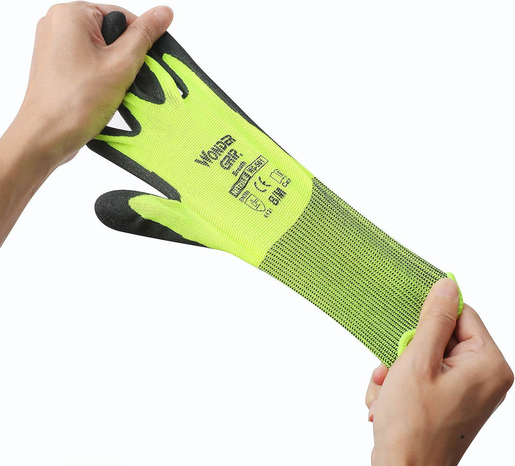 Work Gloves with Wonder Grip – Non-Slip Gloves for Gardening and Craftsmanship