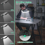 Full-Page Magnifying Glass with LED Light – Hands-Free Reading Aid for Books, Crafts & Hobbies