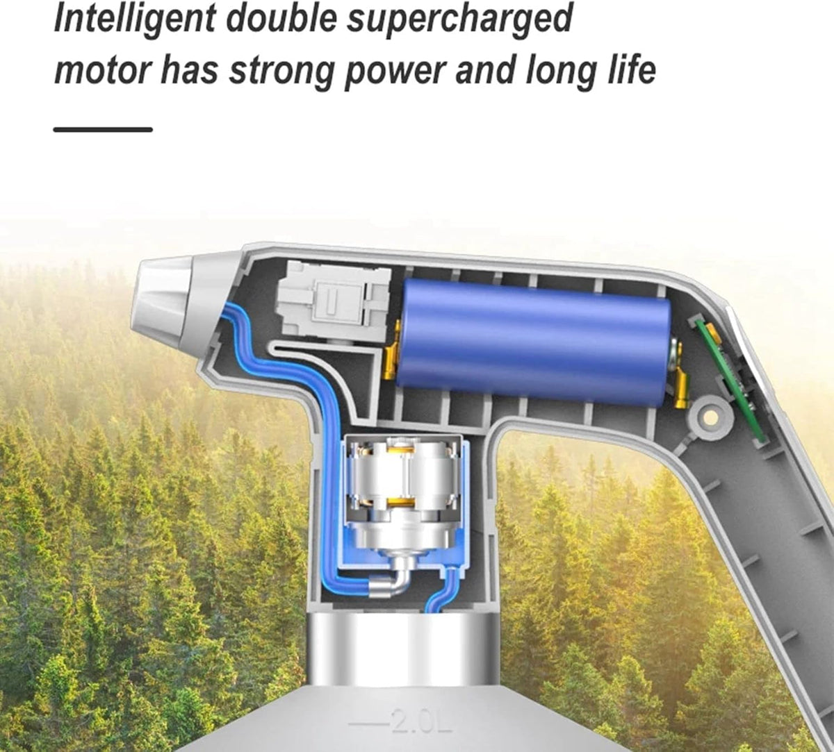 Electric Spray Bottle for Plants – Automatic Watering Can with Comfort Grip