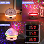 Magic star projector with 16 colours & timer function