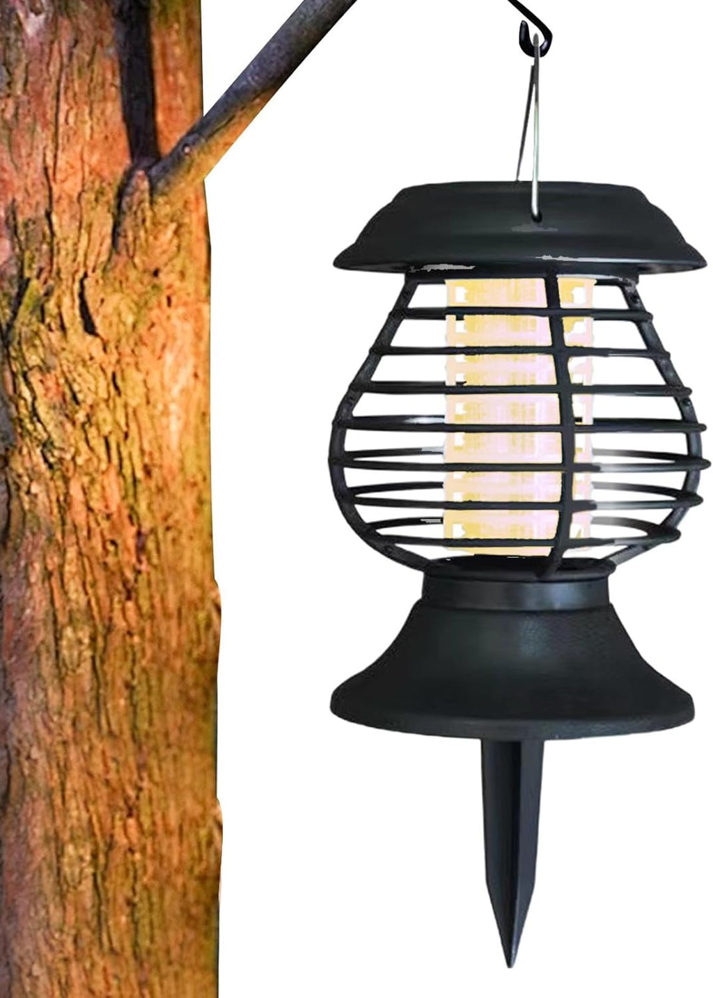 Solar Insect Defense Lamp with LED Light – Effective Mosquito Control for the Garden