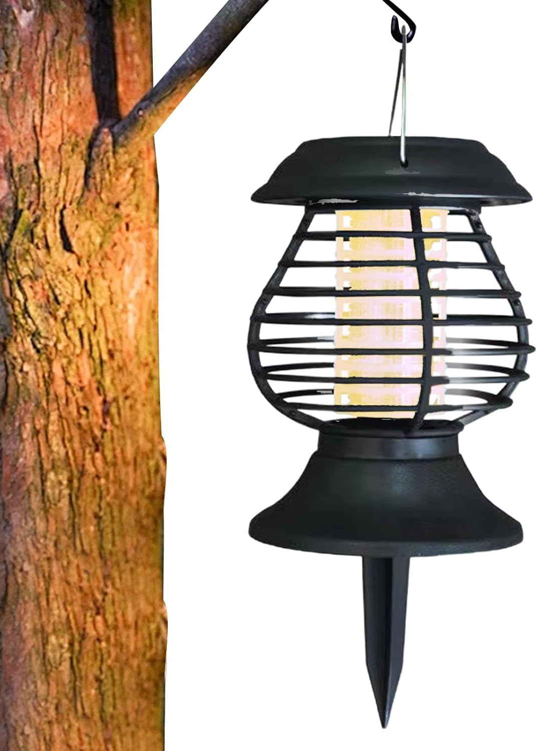 Solar Insect Defense Lamp with LED Light – Effective Mosquito Control for the Garden