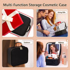 Luxury Makeup Organizer with Illuminated Mirror