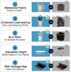 Portable Toilet with Adjustable Height – CampMate