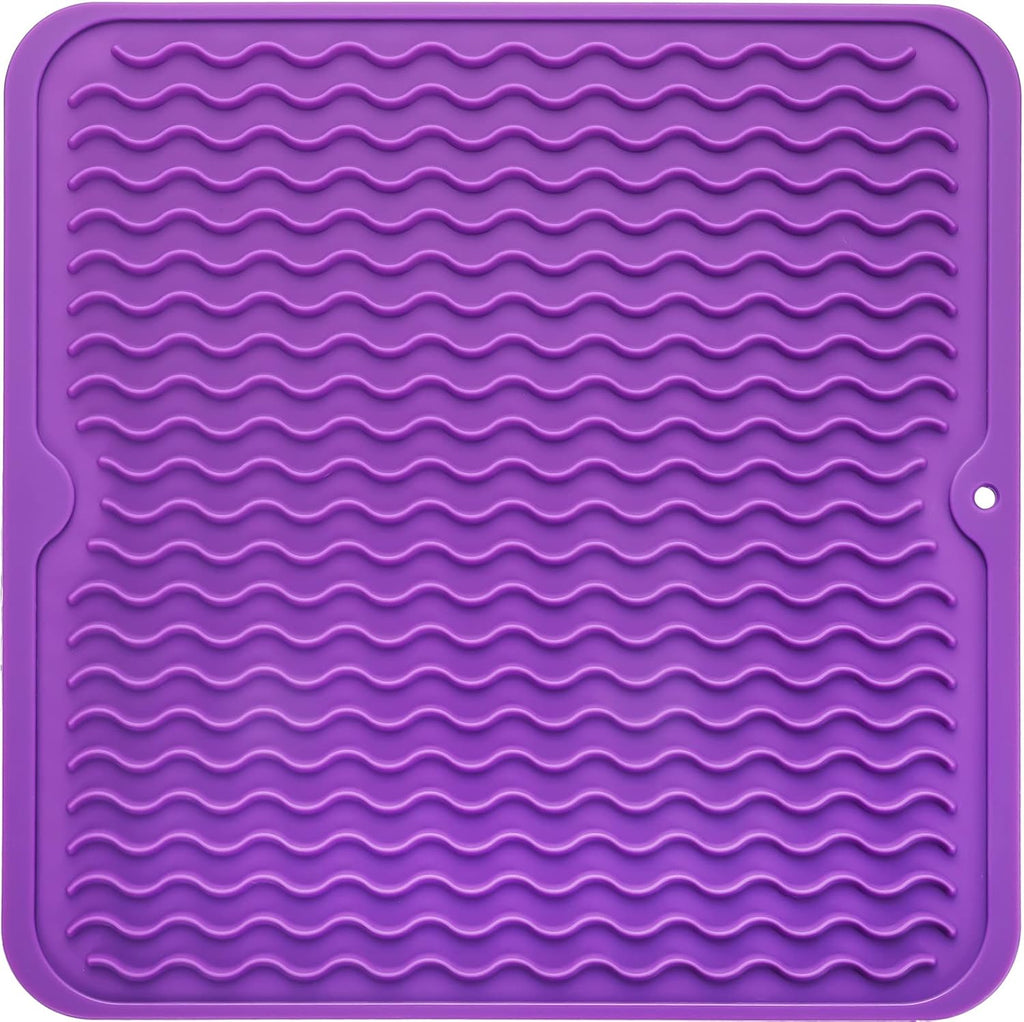 KÜCHENWELLA Silicone Kitchen Mat | Heat Resistant & Non-Slip | Dish Mat, Refrigerator & Drawer Liner | BPA-Free & Easy to Clean