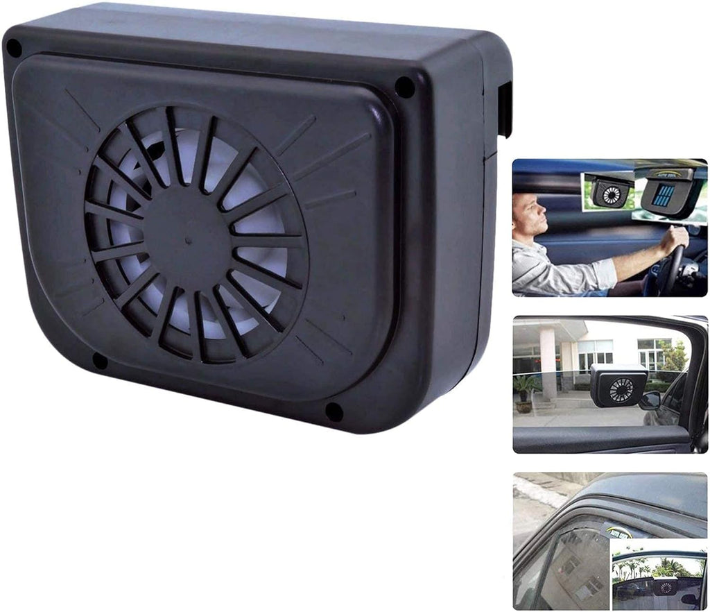 Solar-Powered Car Ventilation Fan for Odor and Smoke Elimination