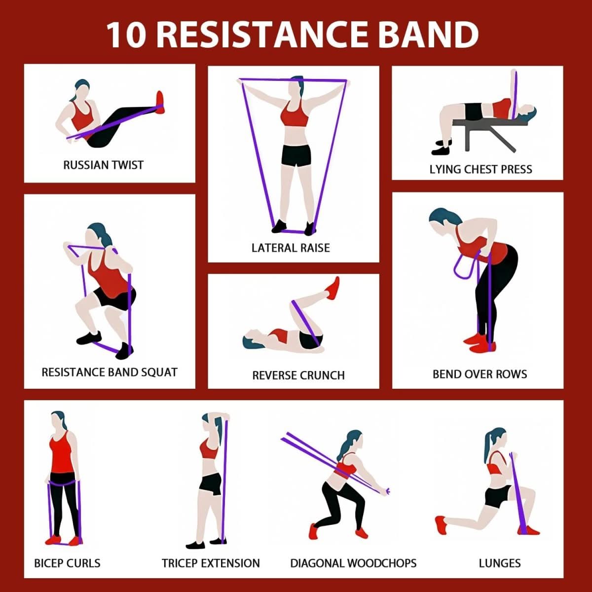 resistance band set for pull-ups & strength training
