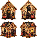 Halloween Wooden House 3D Rhinestone Diamond Art DIY Kit