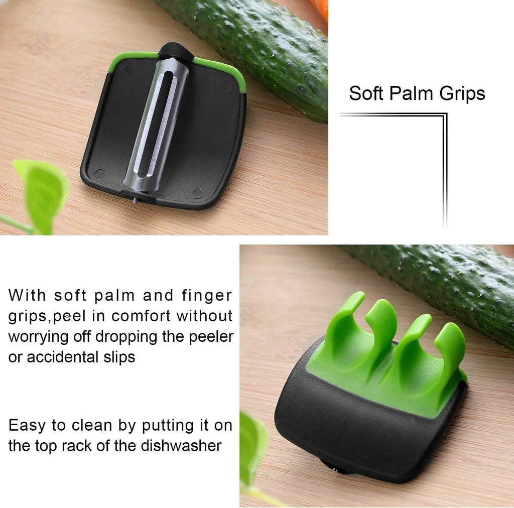 4-piece finger vegetable peeler set