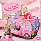 Colourful play tent for imaginative indoor adventures