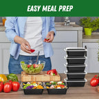 50-piece Meal Prep Container Set with Lid – Ideal for Meal Preparation