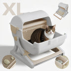 Automatic Odourless Litter Box with Open-Top Design – Felvora