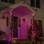 Halloween LED String Lights – Purple and Orange Fairy Lights for Outdoor Terrace, Garden, Street, Home, Christmas, and Party Decor