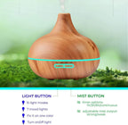 Ultrasound Diffuser & Top 10 Essential Oils - 400ml Diffuser