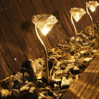 Solar Garden Light in Diamond Shape – LED Lamps for Outdoor Decoration and Lighting
