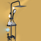 Shower System Wall Mount Adjustable Spray Pattern Shower Arm Shower Set with Shower Hose