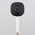 Plastic hands-free showerhead adjustable water flow showerhead