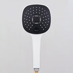 Plastic hands-free showerhead adjustable water flow showerhead