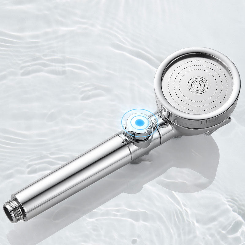 Super high pressure shower head 3 spray adjustable water flow round shower head