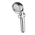 Super high pressure shower head 3 spray adjustable water flow round shower head