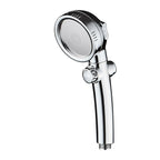 Super high pressure shower head 3 spray adjustable water flow round shower head