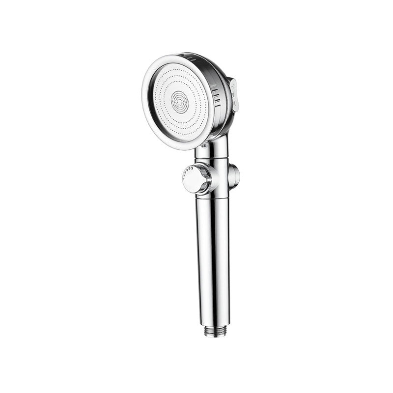 Super high pressure shower head 3 spray adjustable water flow round shower head