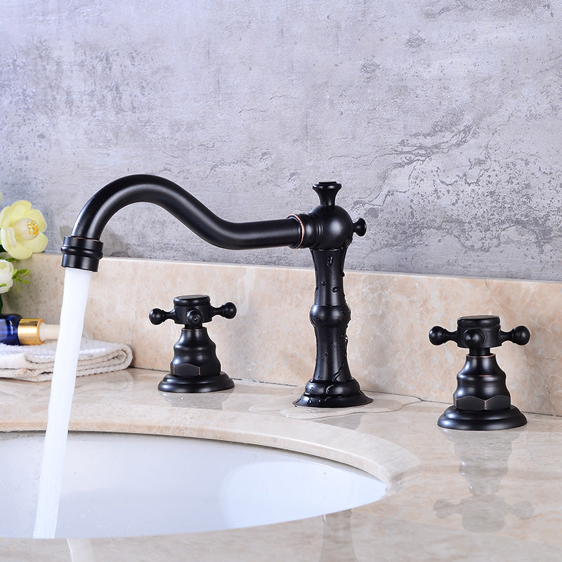 Widely Used Bathroom Faucet 3 Hole Round Sink Faucet