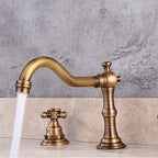 Widely Used Bathroom Faucet 3 Hole Round Sink Faucet