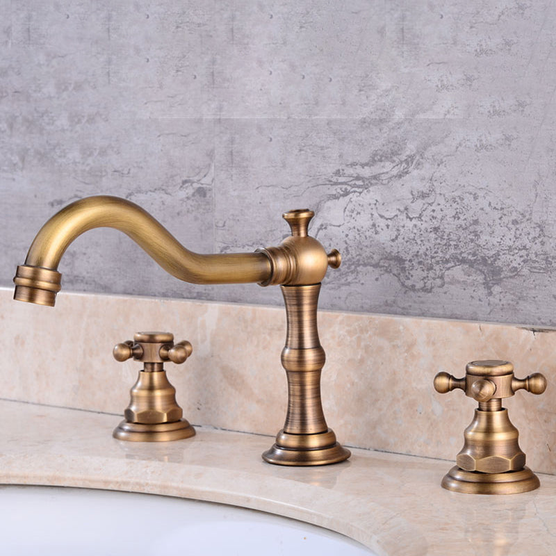 Widely Used Bathroom Faucet 3 Hole Round Sink Faucet