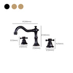 Widely Used Bathroom Faucet 3 Hole Round Sink Faucet