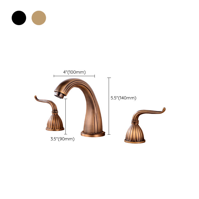 Widely Used Bathroom Faucet 3 Hole Round Sink Faucet