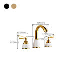 Widely Used Bathroom Faucet 3 Hole Round Sink Faucet