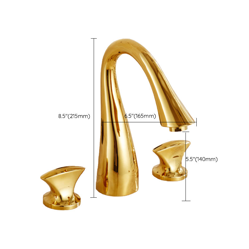 Widely Used Bathroom Faucet 3 Hole Round Sink Faucet