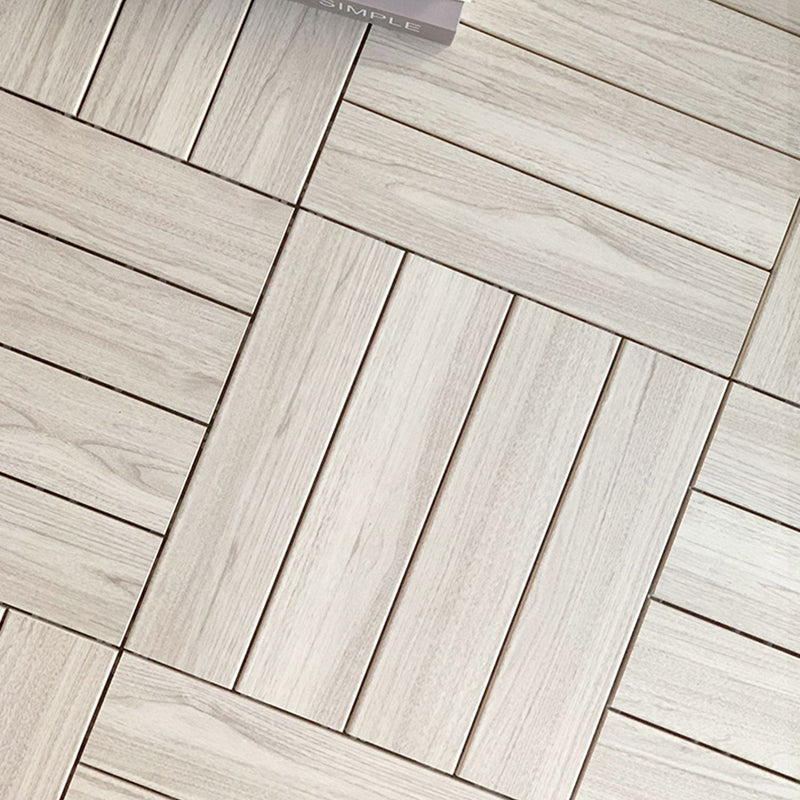Ground Patio Square Stripe Composite Waterproof Deck Board