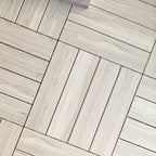 Ground Patio Square Stripe Composite Waterproof Deck Board